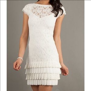 White lace dress